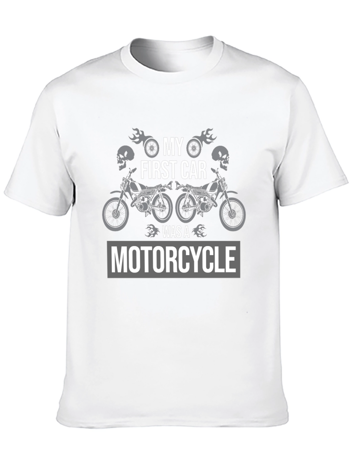 My First Car Motorcycle Graphic Tee