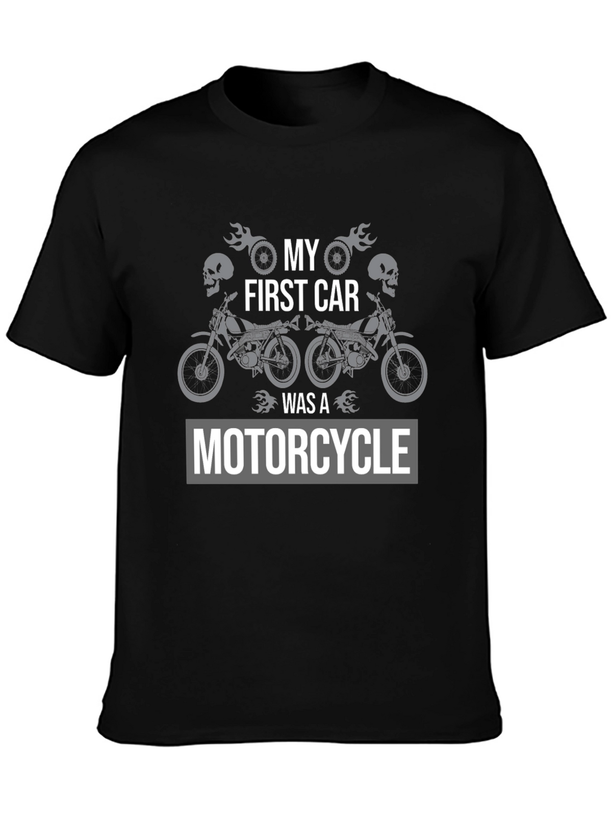 My First Car Motorcycle Graphic Tee