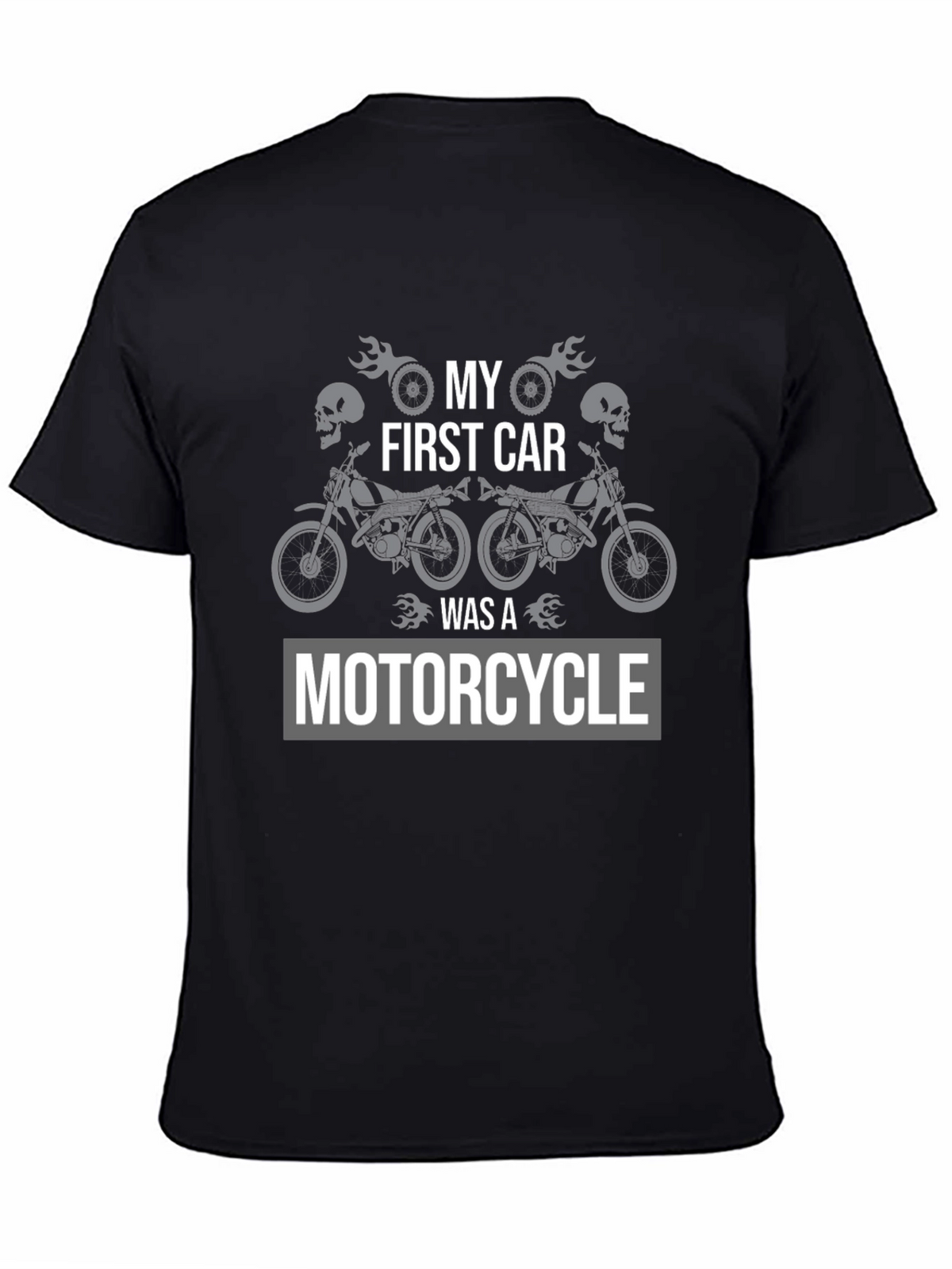 My First Car Motorcycle Graphic Tee