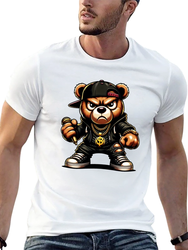 Rapper Bear Graphic Tee