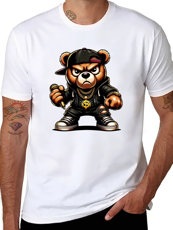 Rapper Bear Graphic Tee