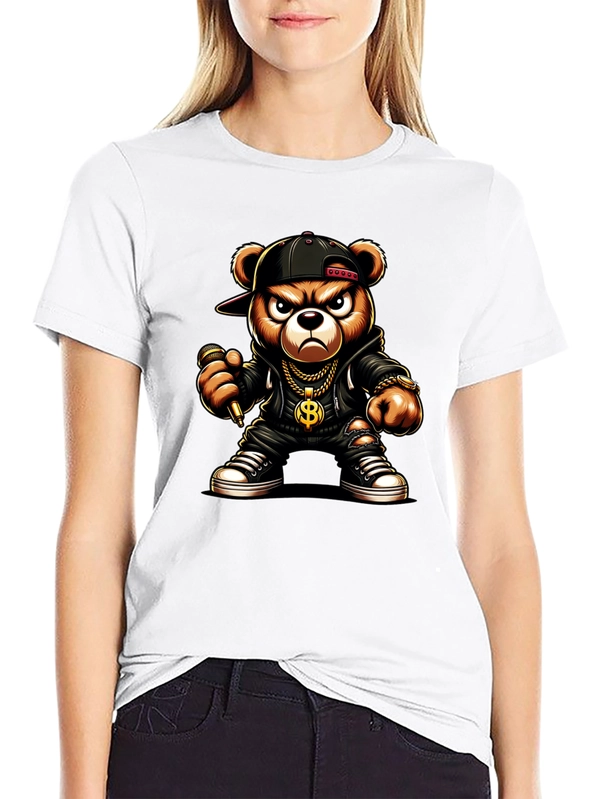 Rapper Bear Graphic Tee