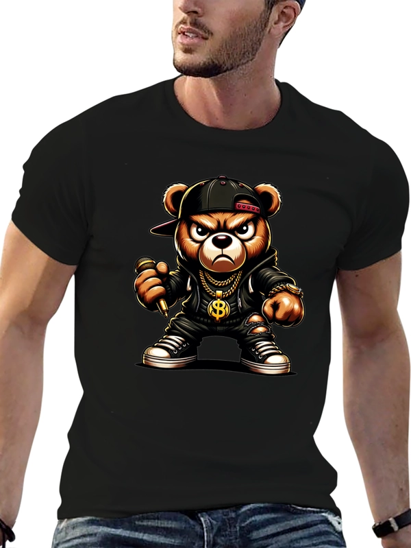 Rapper Bear Graphic Tee