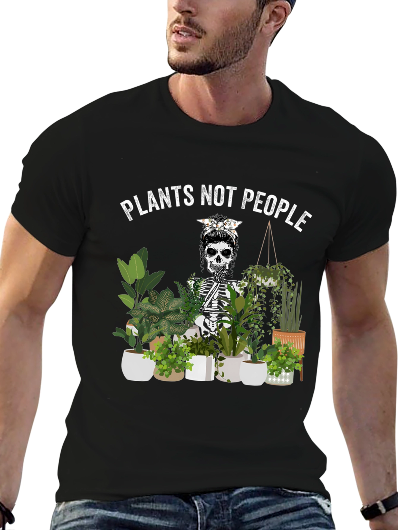 Plants Not People Graphic T-Shirt