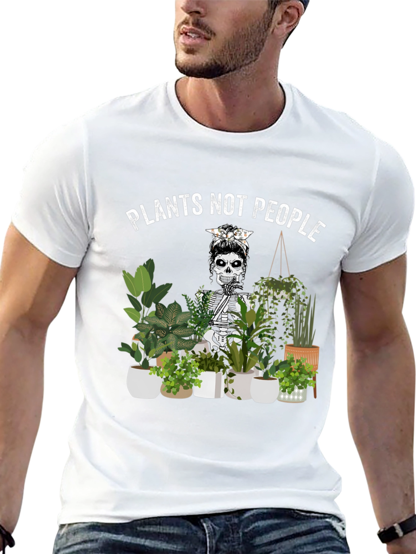 Plants Not People Graphic T-Shirt
