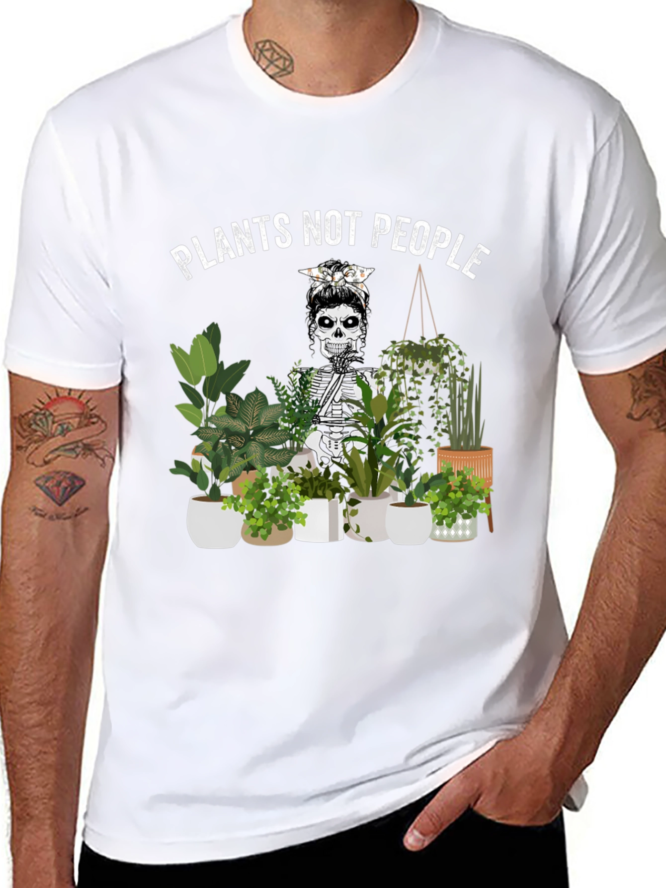 Plants Not People Graphic T-Shirt