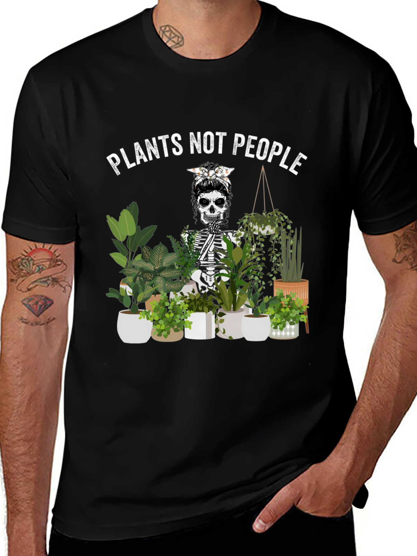 Plants Not People Graphic T-Shirt