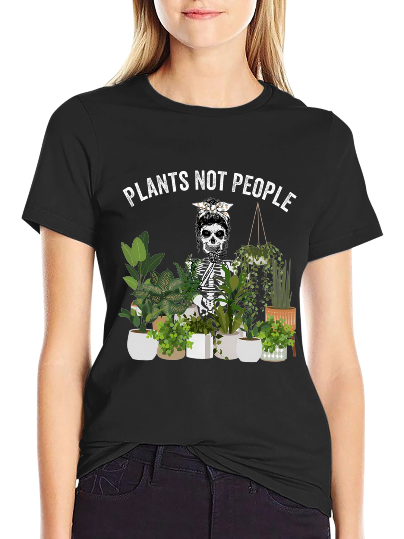 Plants Not People Graphic T-Shirt