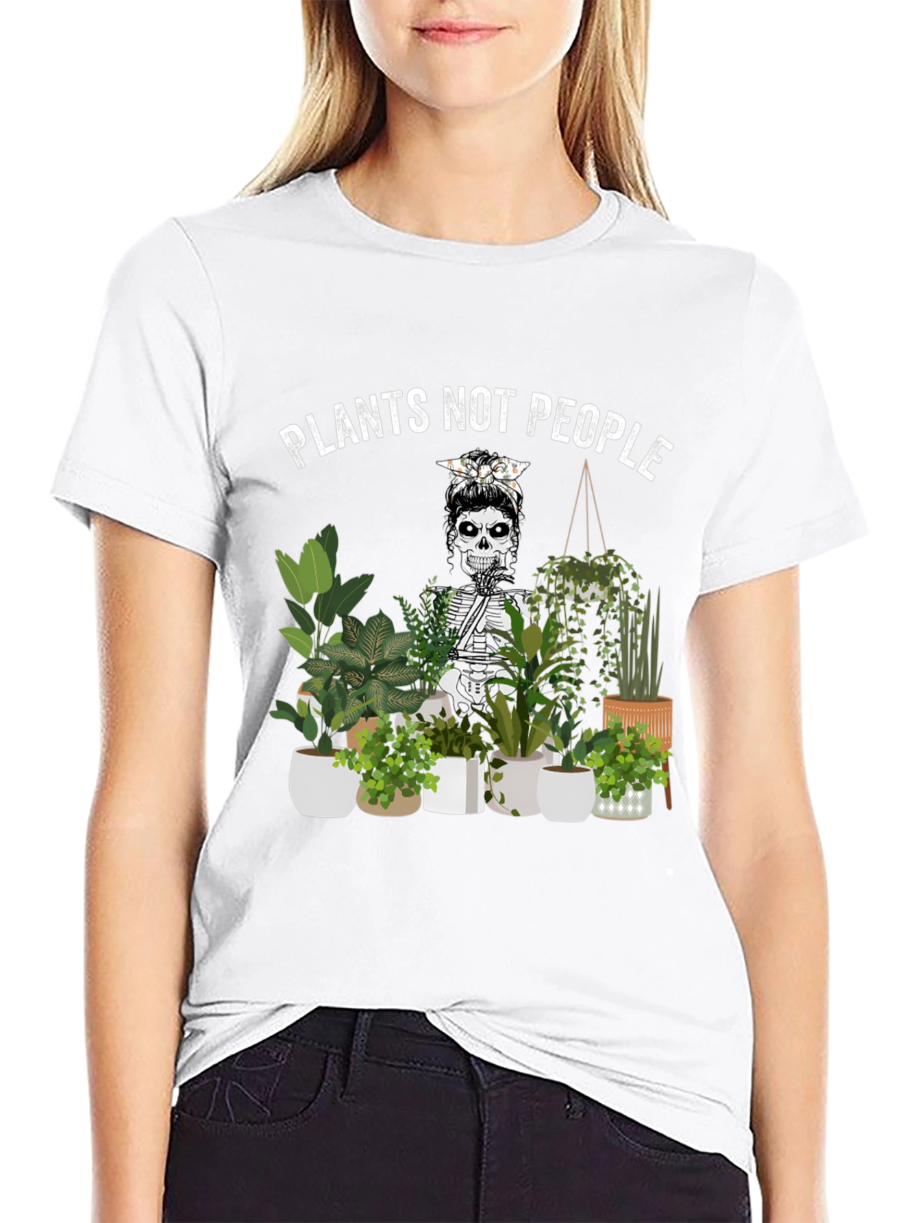 Plants Not People Graphic T-Shirt