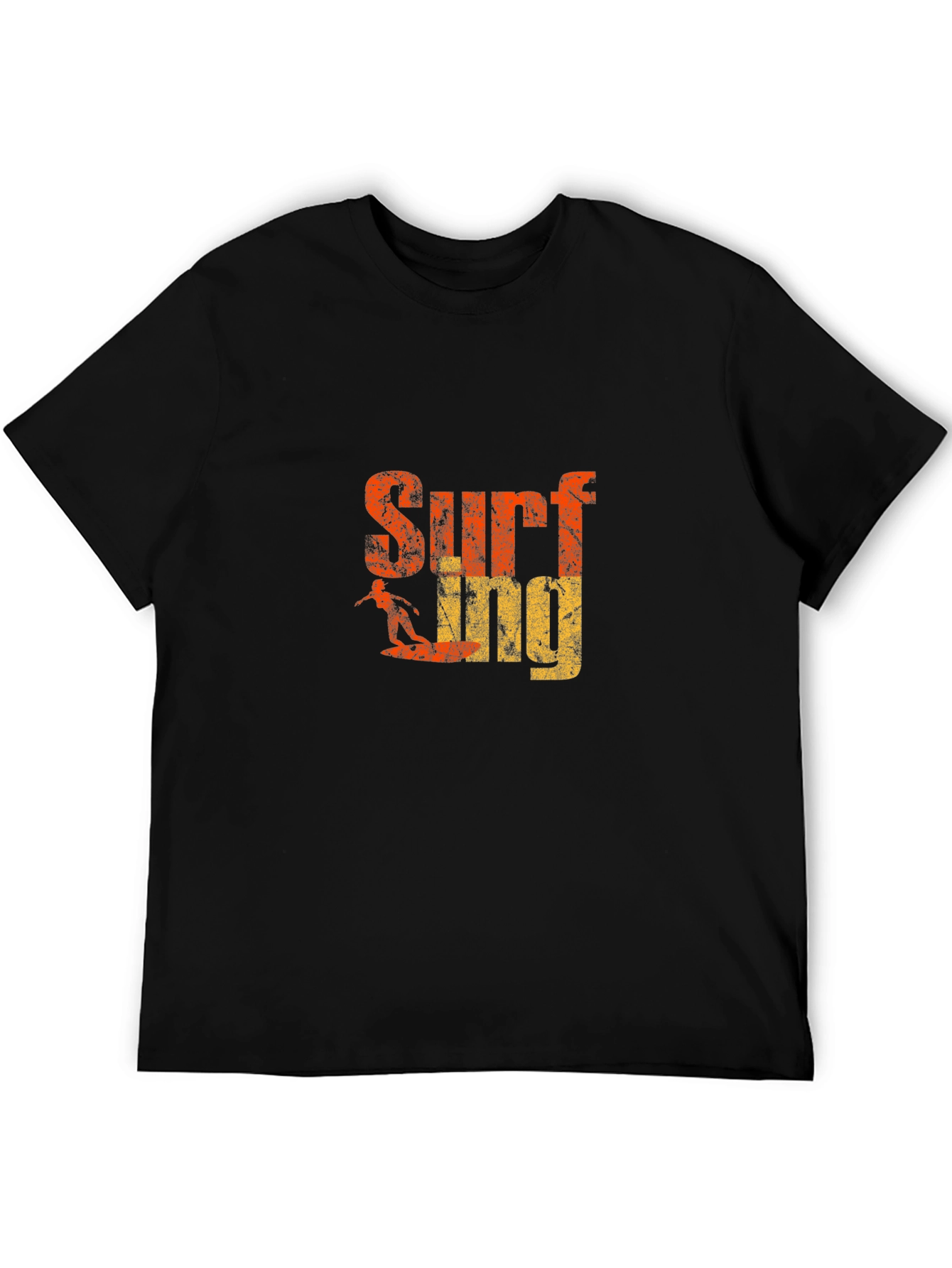 Surfs Up Graphic Tee - Black T-Shirt