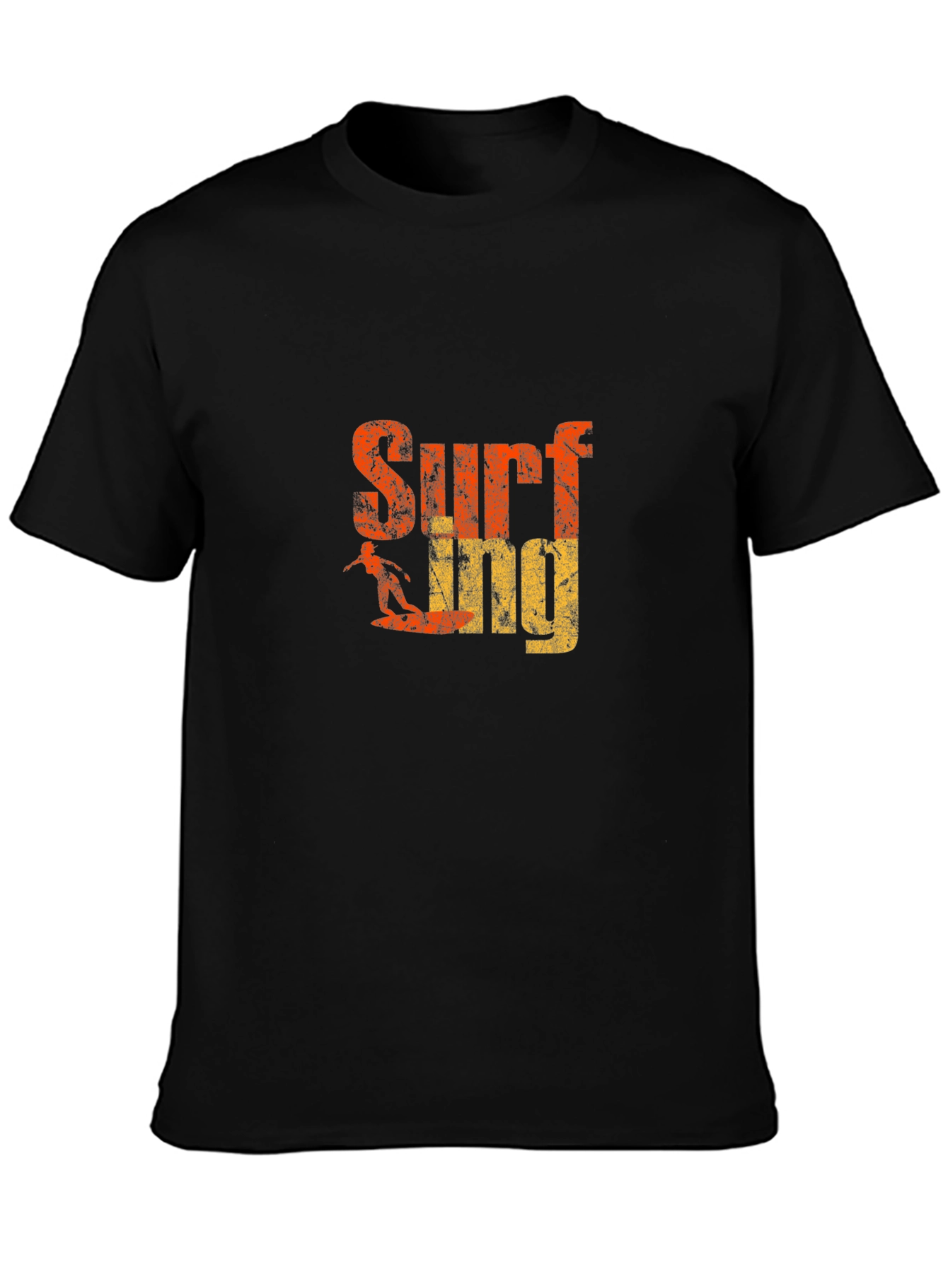 Surfs Up Graphic Tee - Black T-Shirt