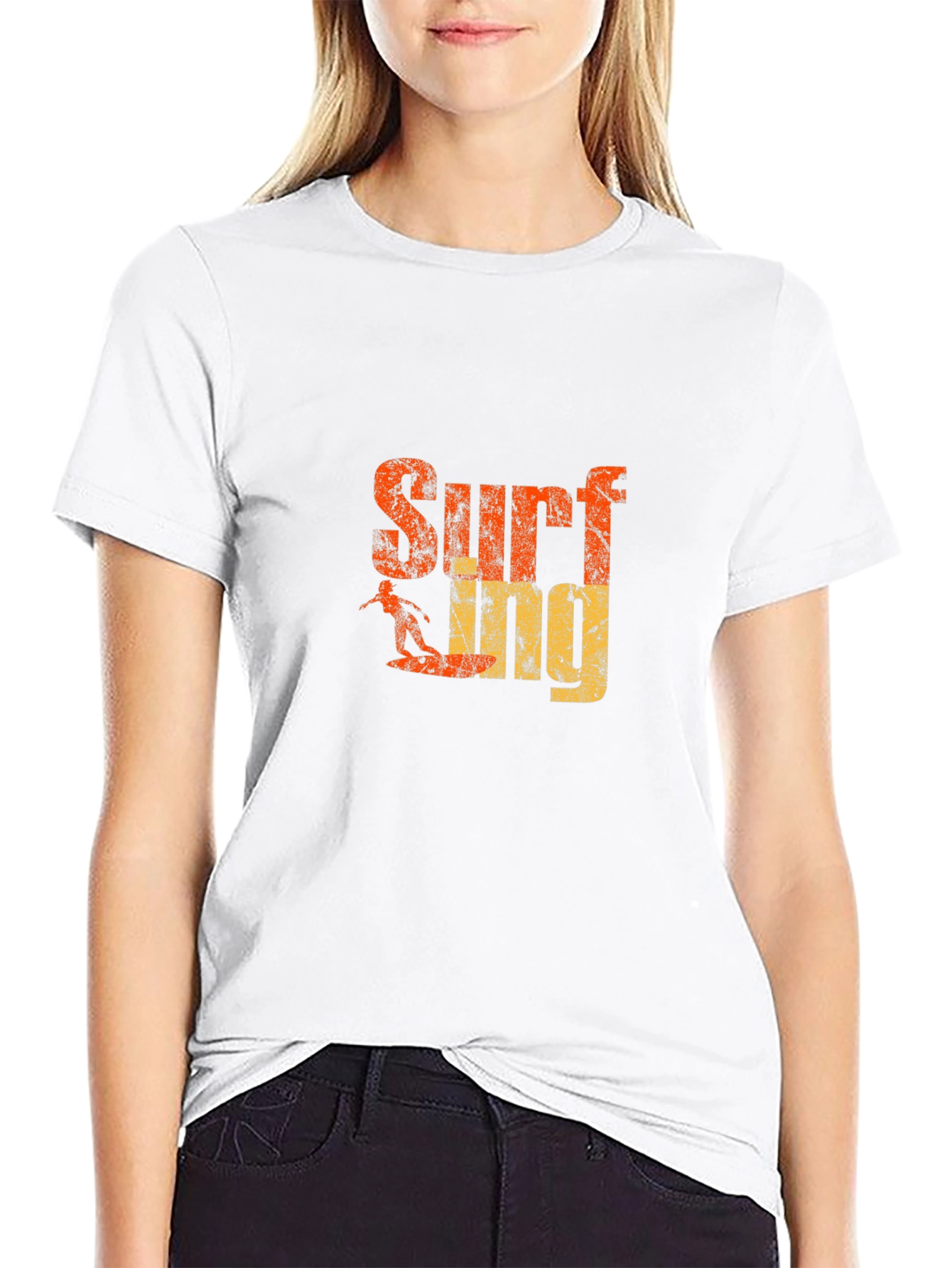 Surfs Up Graphic Tee - Black T-Shirt