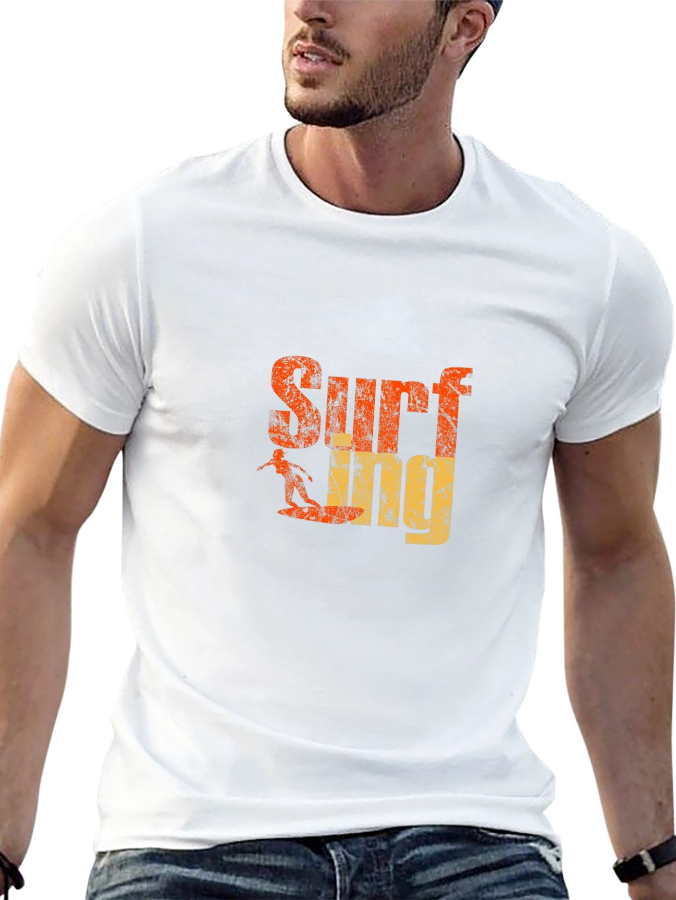 Surfs Up Graphic Tee - Black T-Shirt