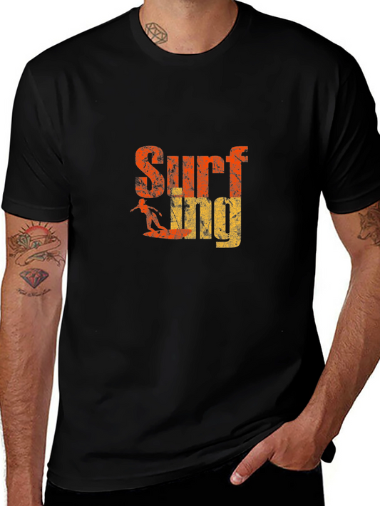 Surfs Up Graphic Tee - Black T-Shirt