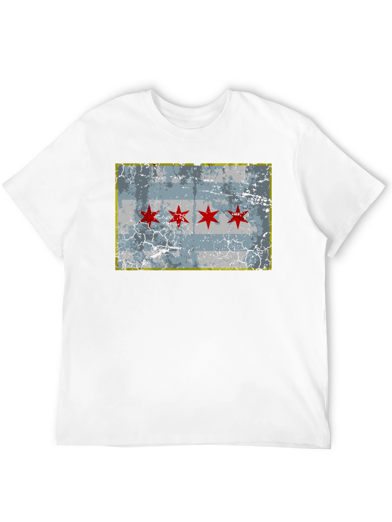 Chicago Flag Distressed T-Shirt