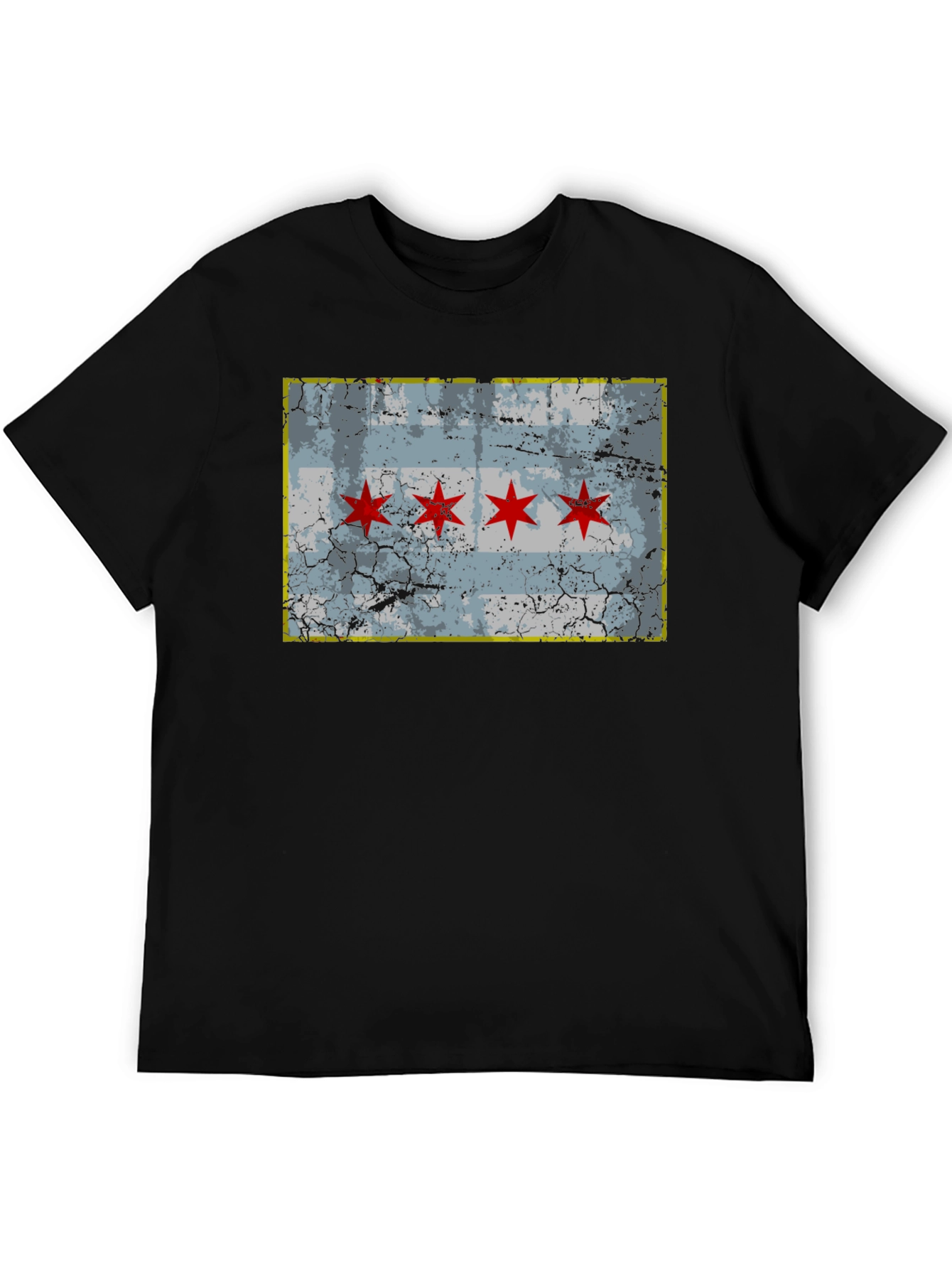 Chicago Flag Distressed T-Shirt
