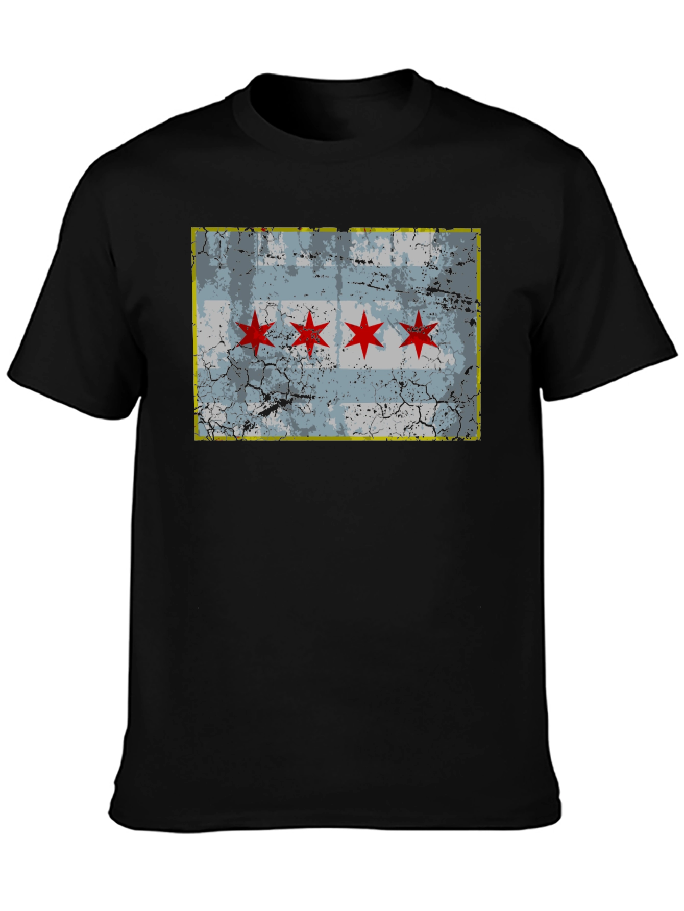 Chicago Flag Distressed T-Shirt