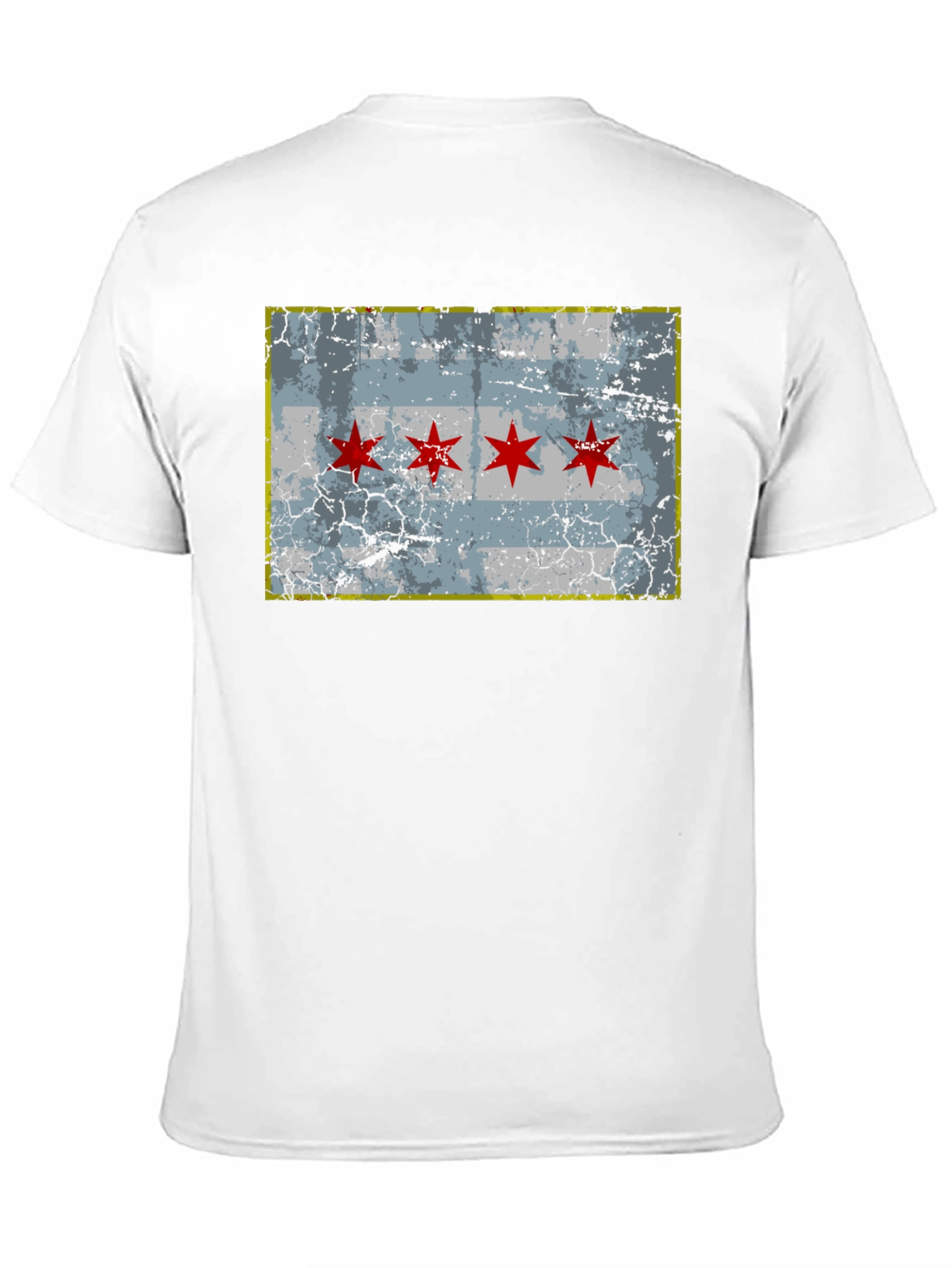 Chicago Flag Distressed T-Shirt
