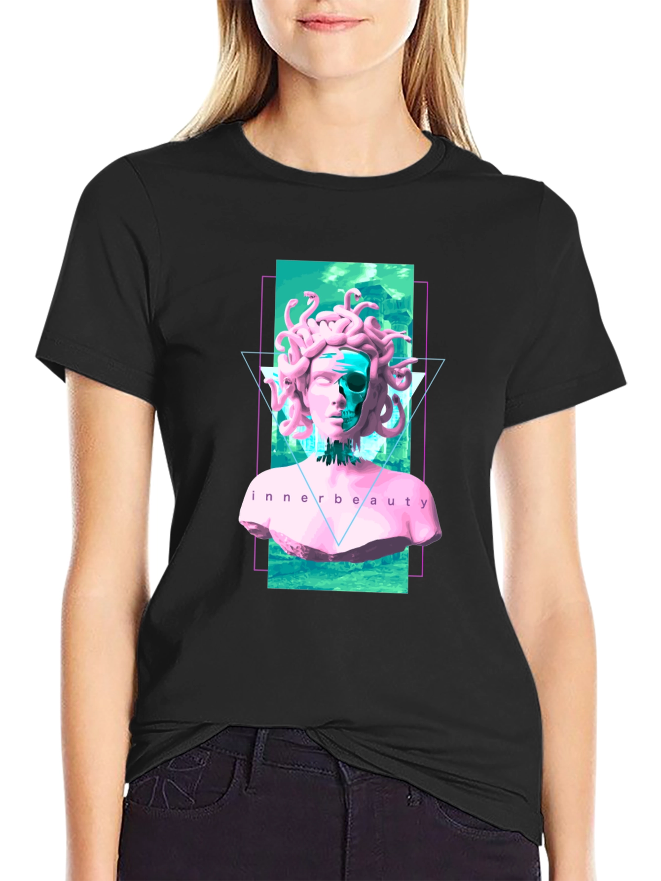 Medusa Inner Beauty Graphic T-Shirt