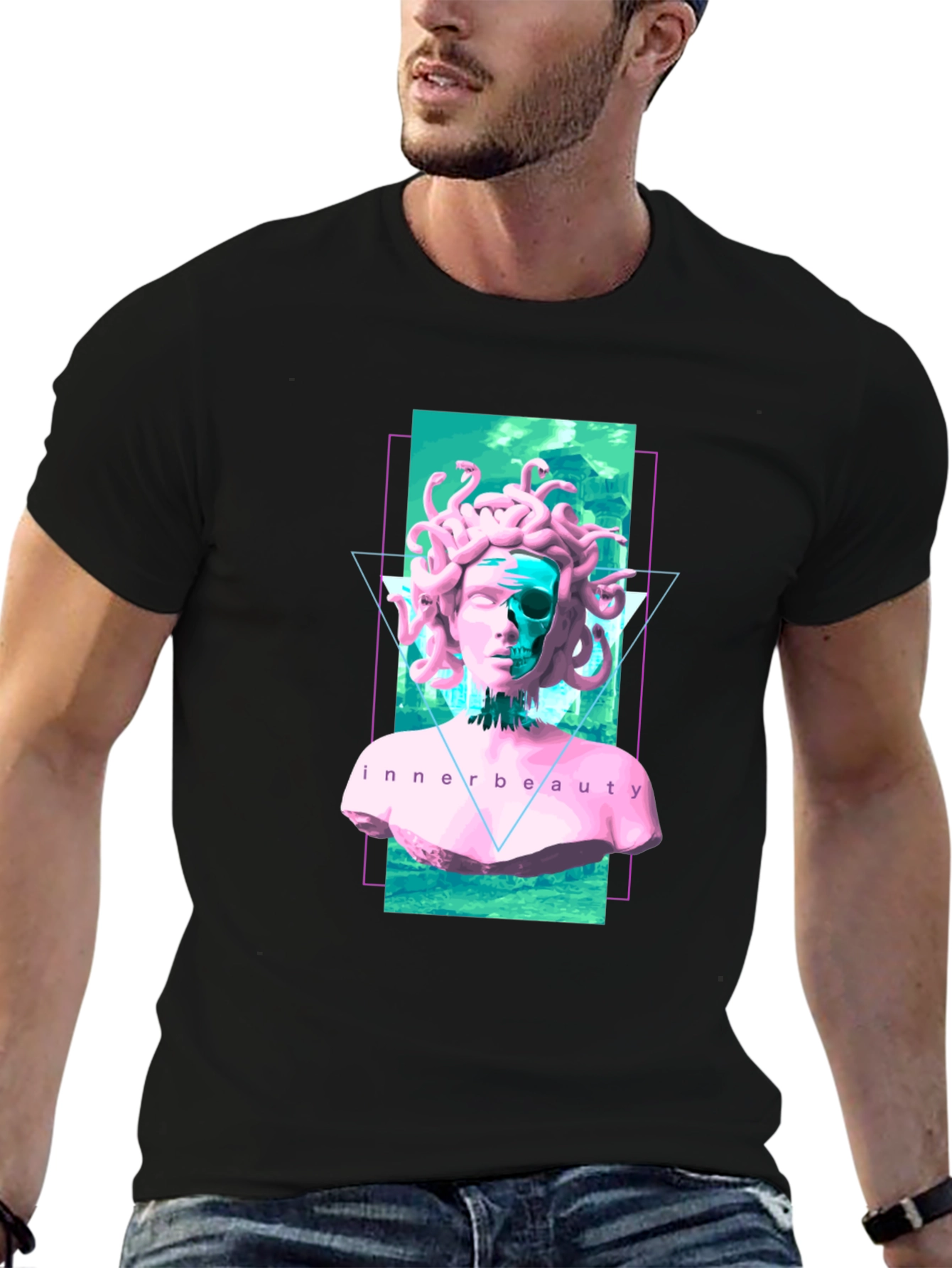 Medusa Inner Beauty Graphic T-Shirt