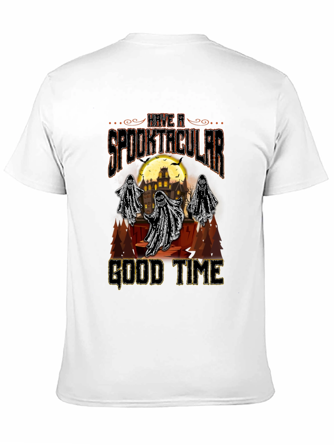 Spooktacular Good Time Halloween Graphic T-Shirt