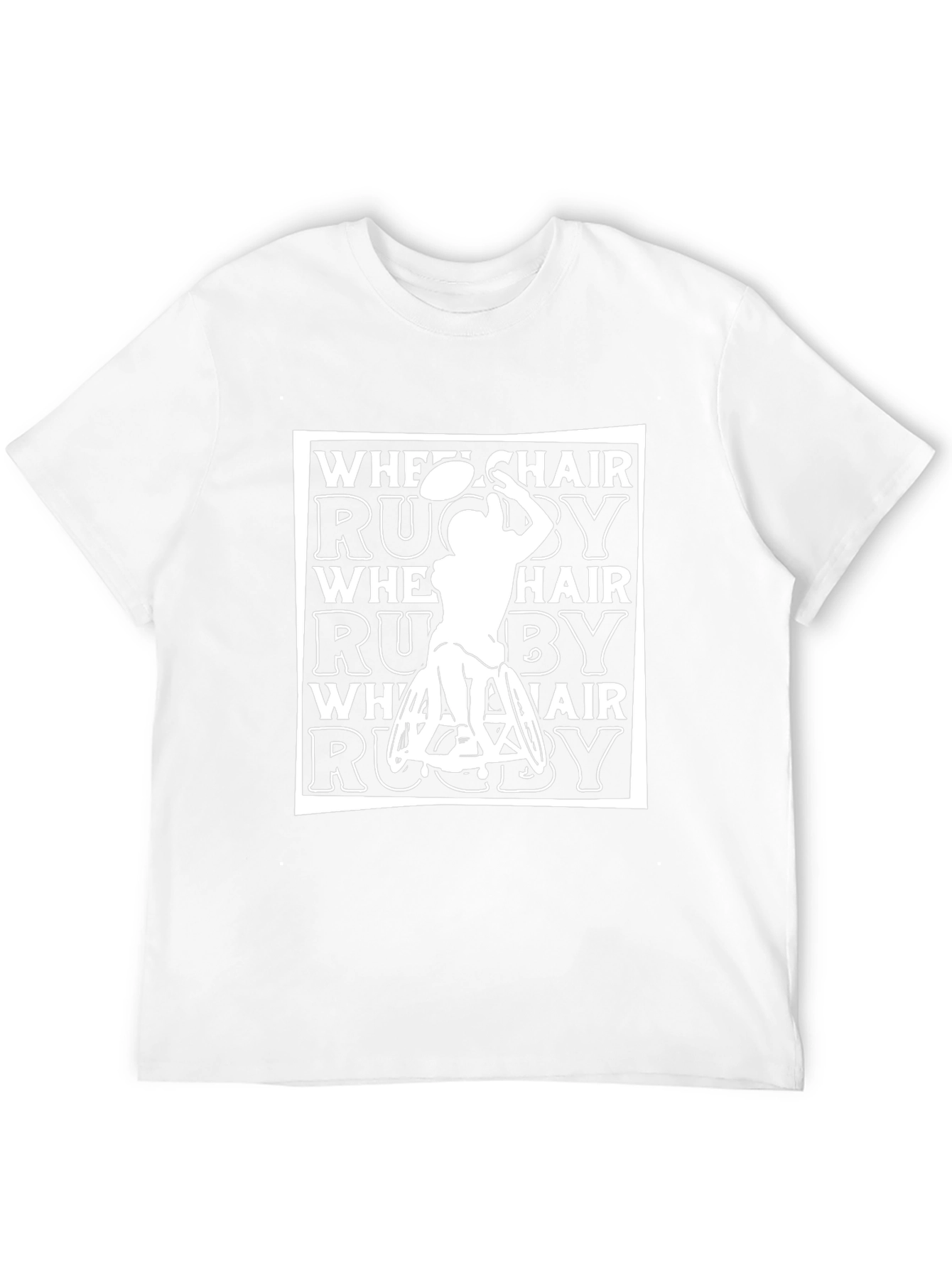 Wheelchair Rugby Graphic Tee - Black