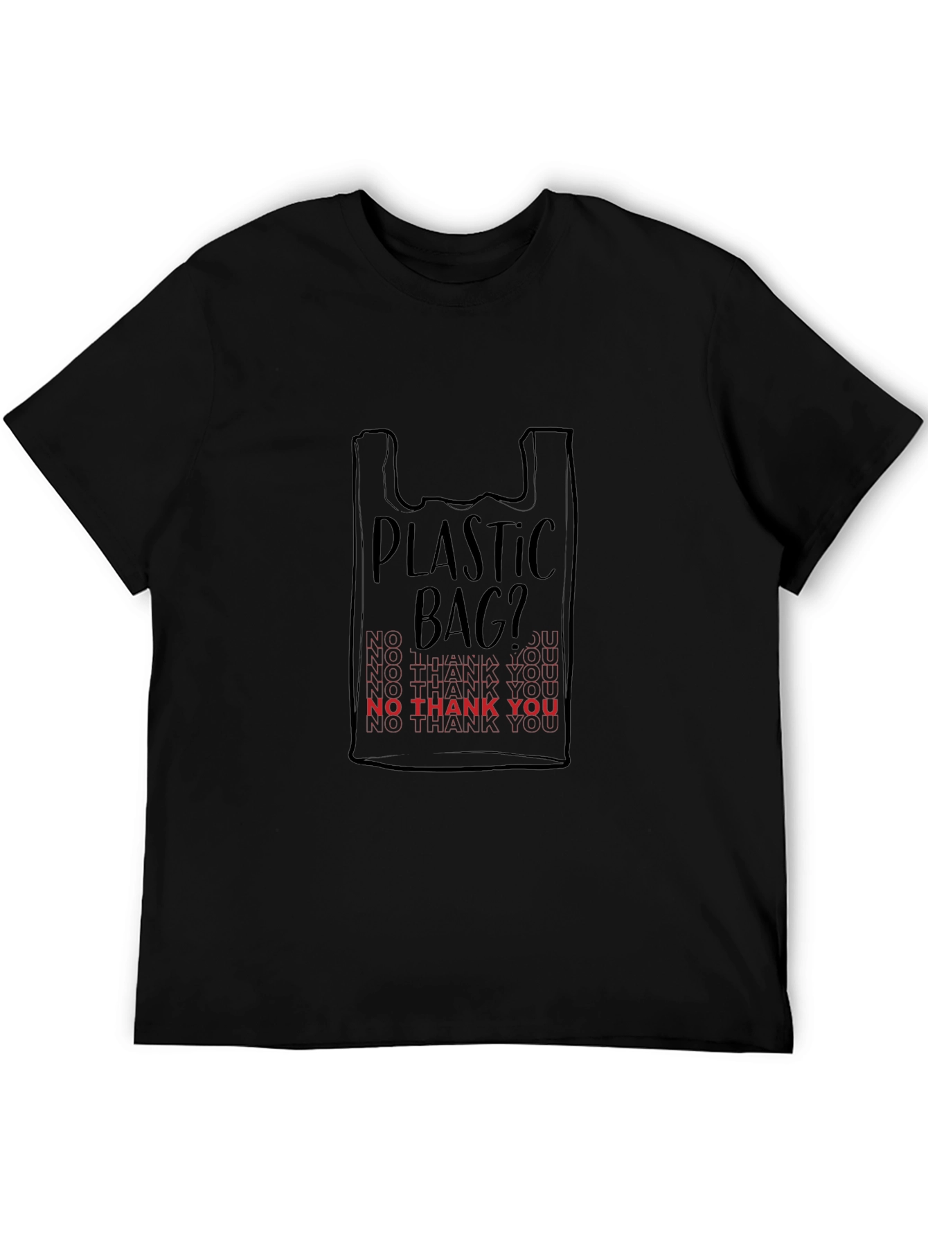 Plastic Bag? Graphic Tee - No Thank You