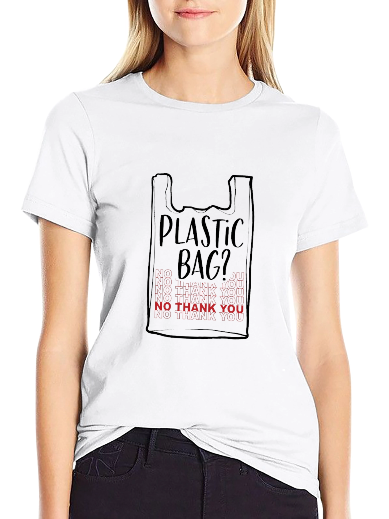 Plastic Bag? Graphic Tee - No Thank You