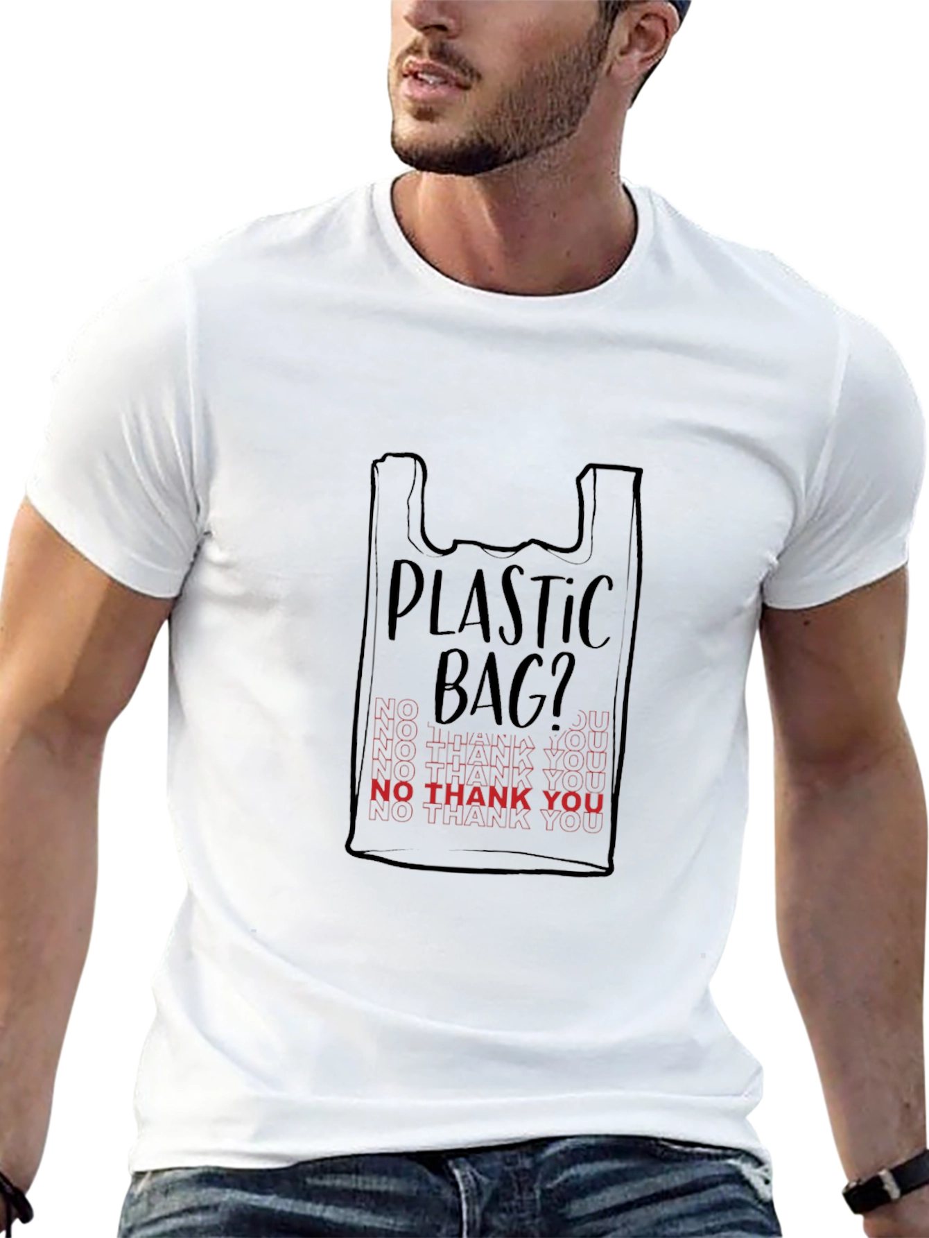 Plastic Bag? Graphic Tee - No Thank You