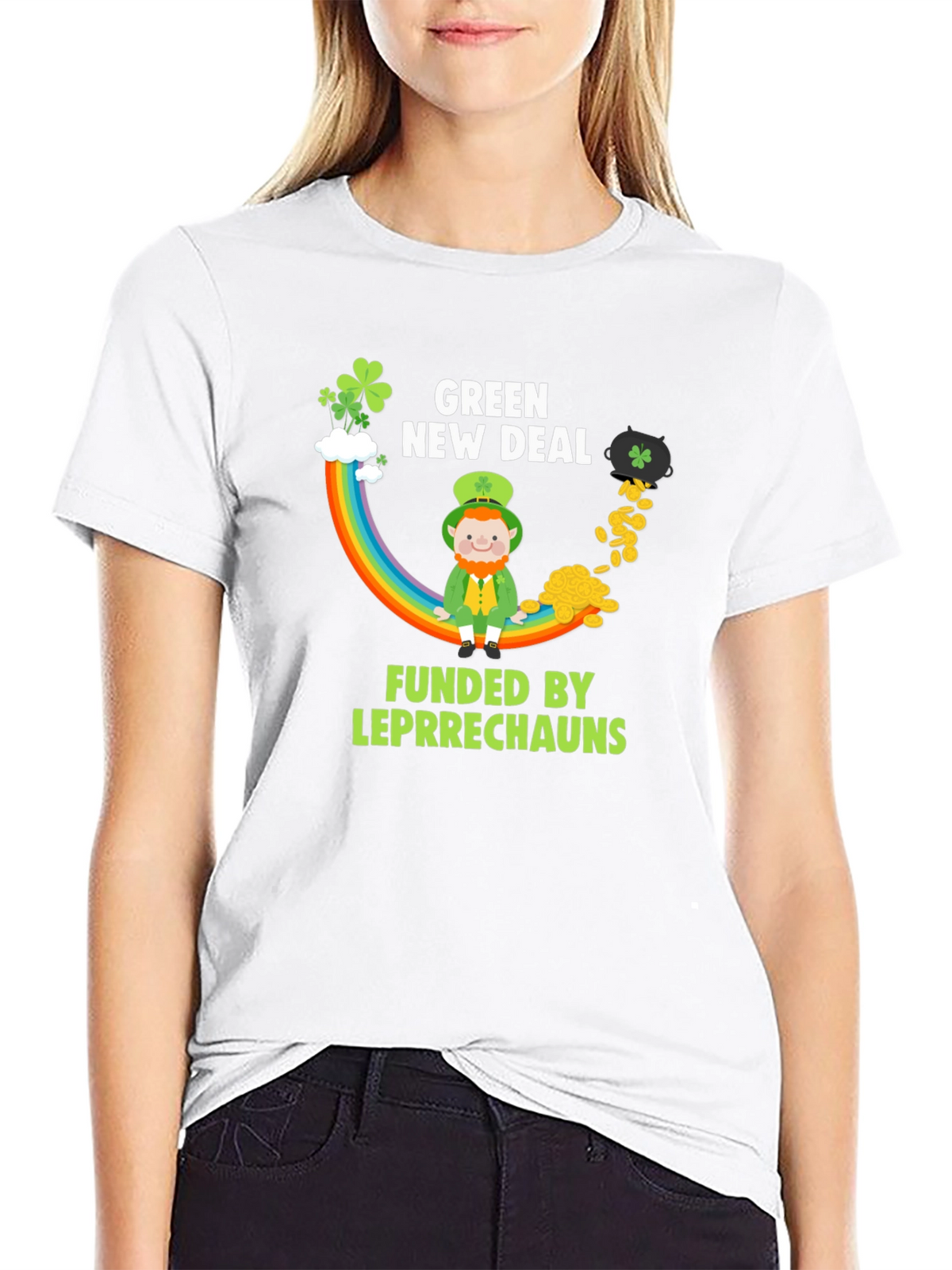 Green New Deal Leprechaun T-Shirt