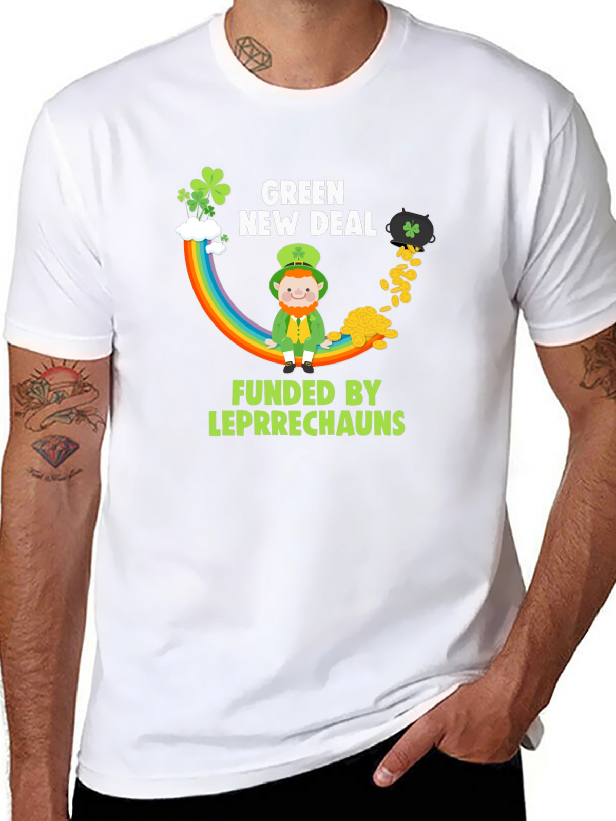 Green New Deal Leprechaun T-Shirt