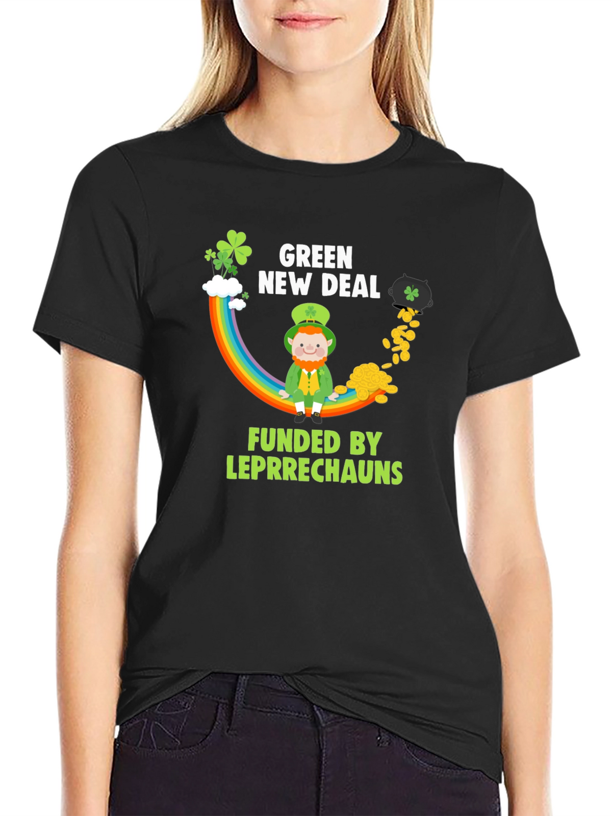 Green New Deal Leprechaun T-Shirt