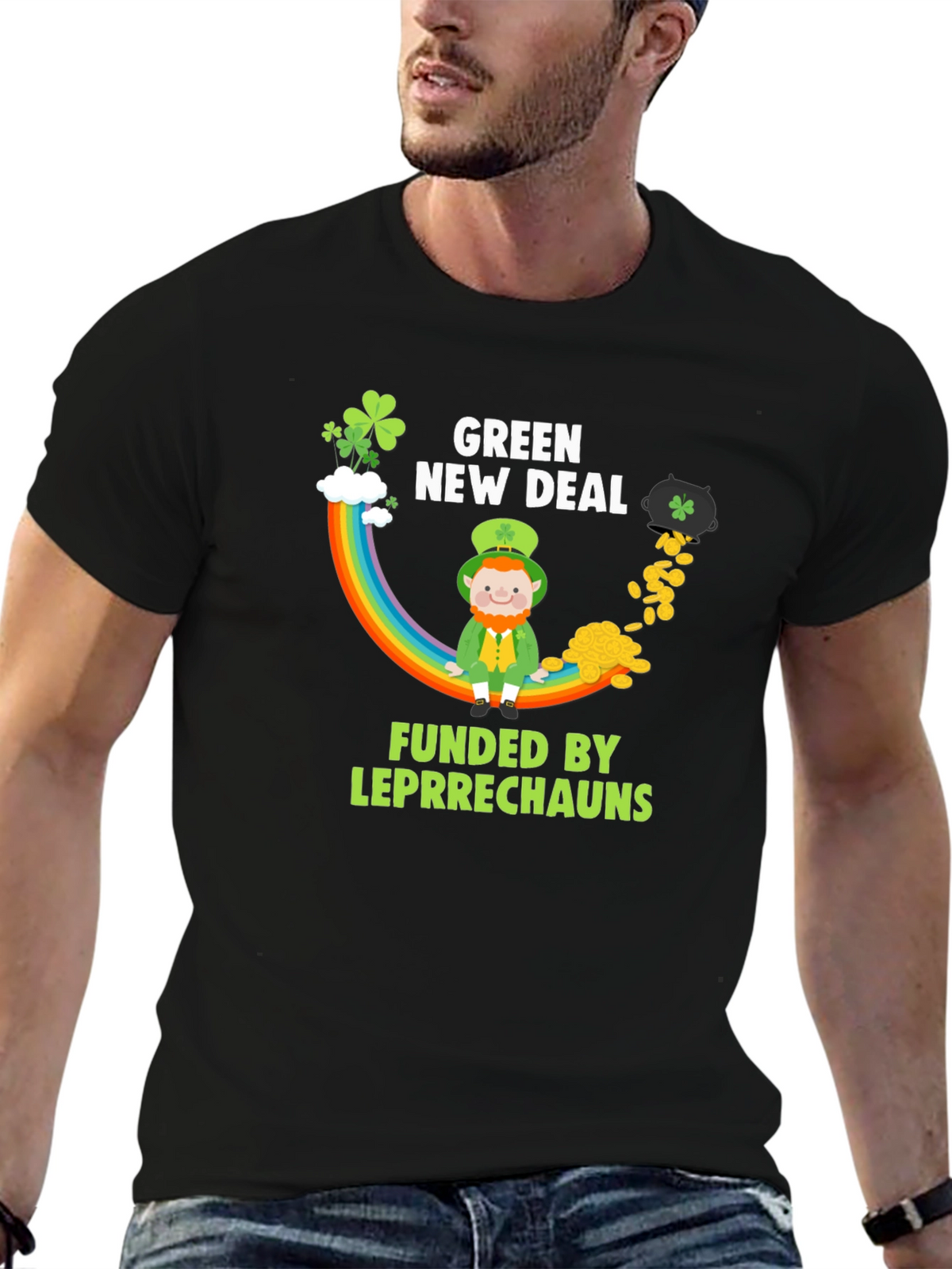 Green New Deal Leprechaun T-Shirt