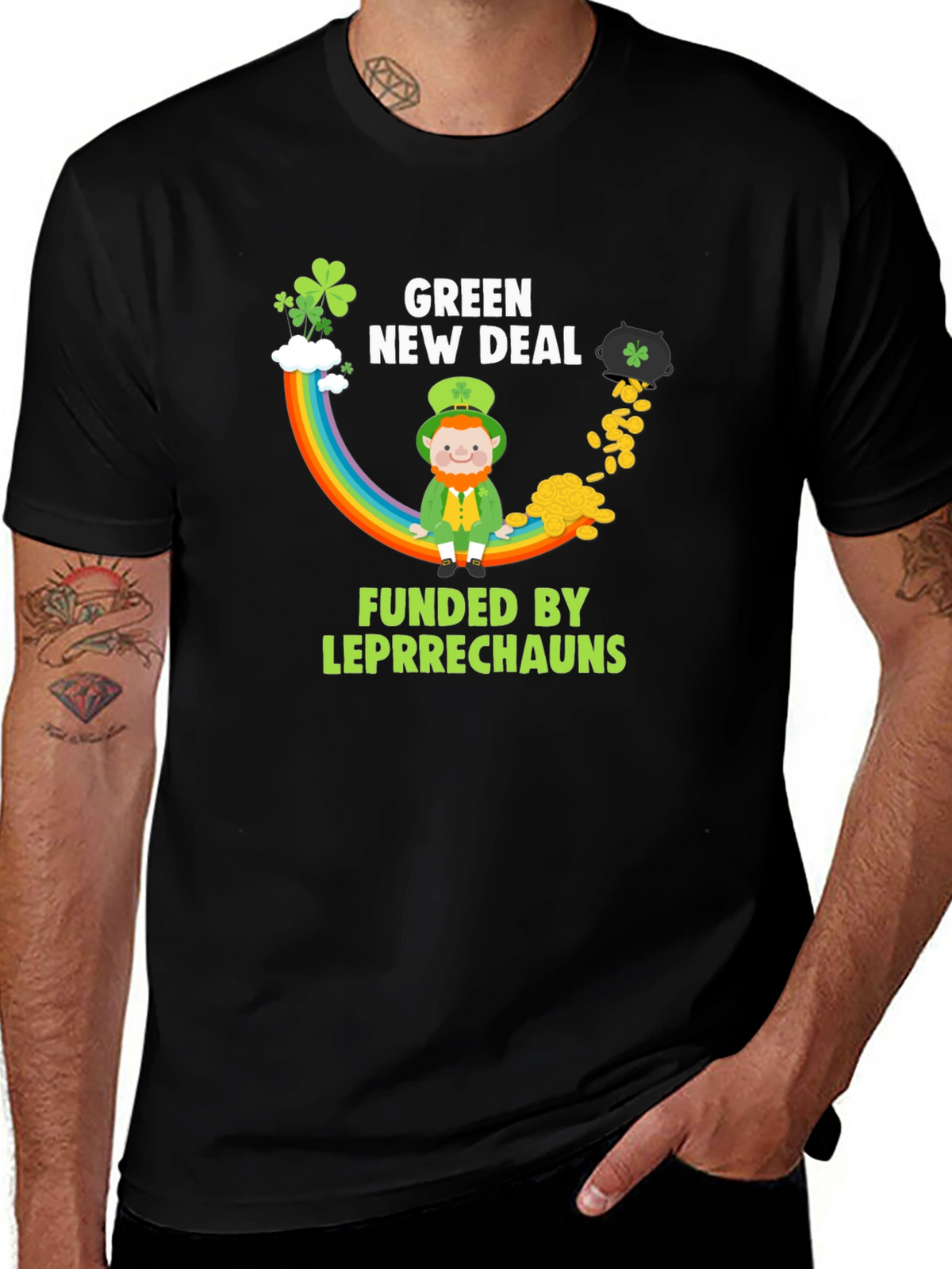 Green New Deal Leprechaun T-Shirt
