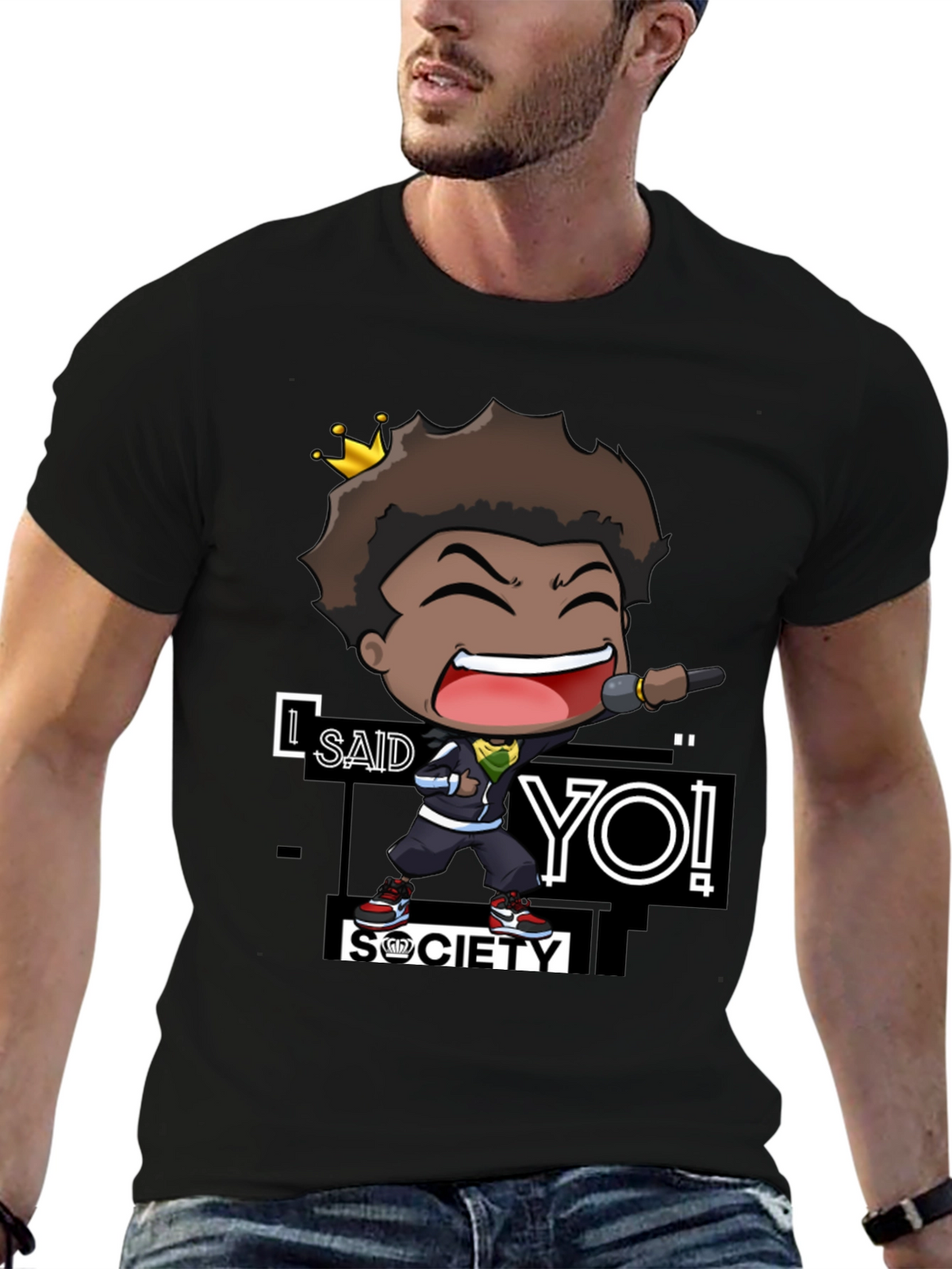 I Said Yo! Society T-Shirt - Black