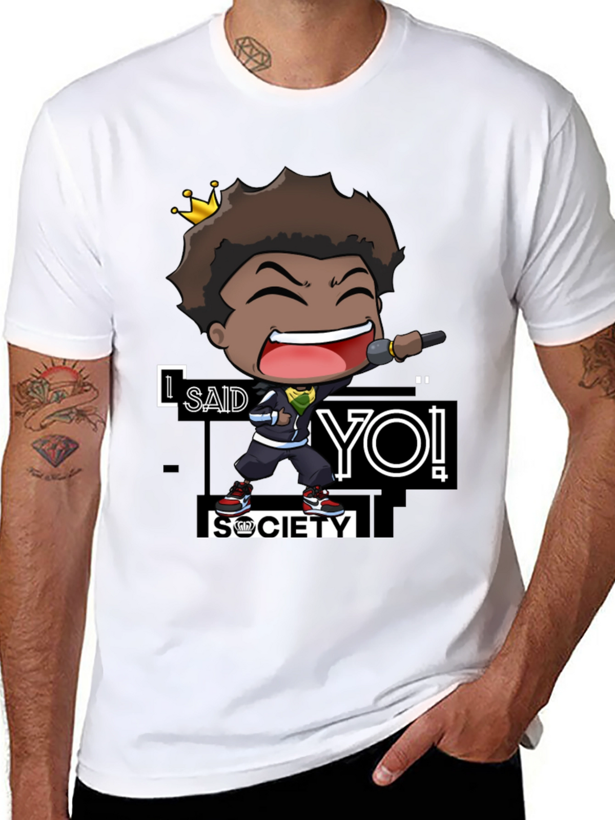 I Said Yo! Society T-Shirt - Black