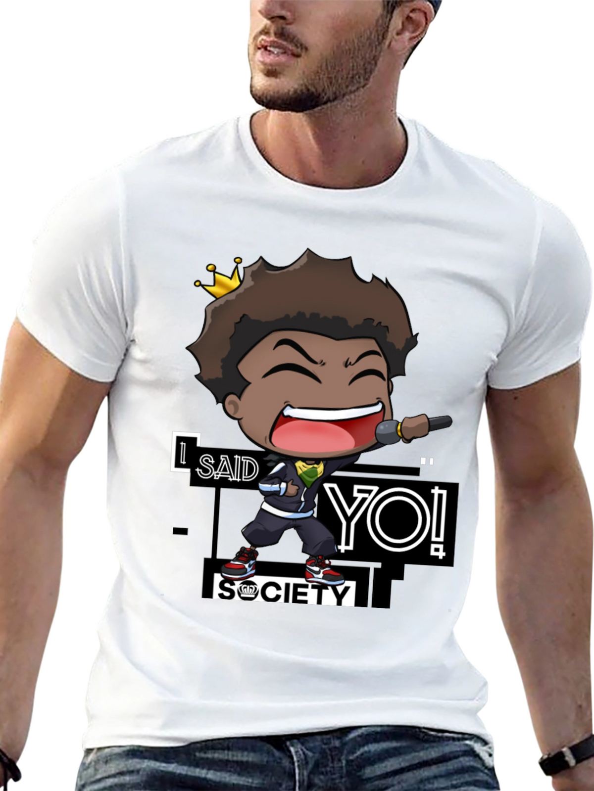 I Said Yo! Society T-Shirt - Black