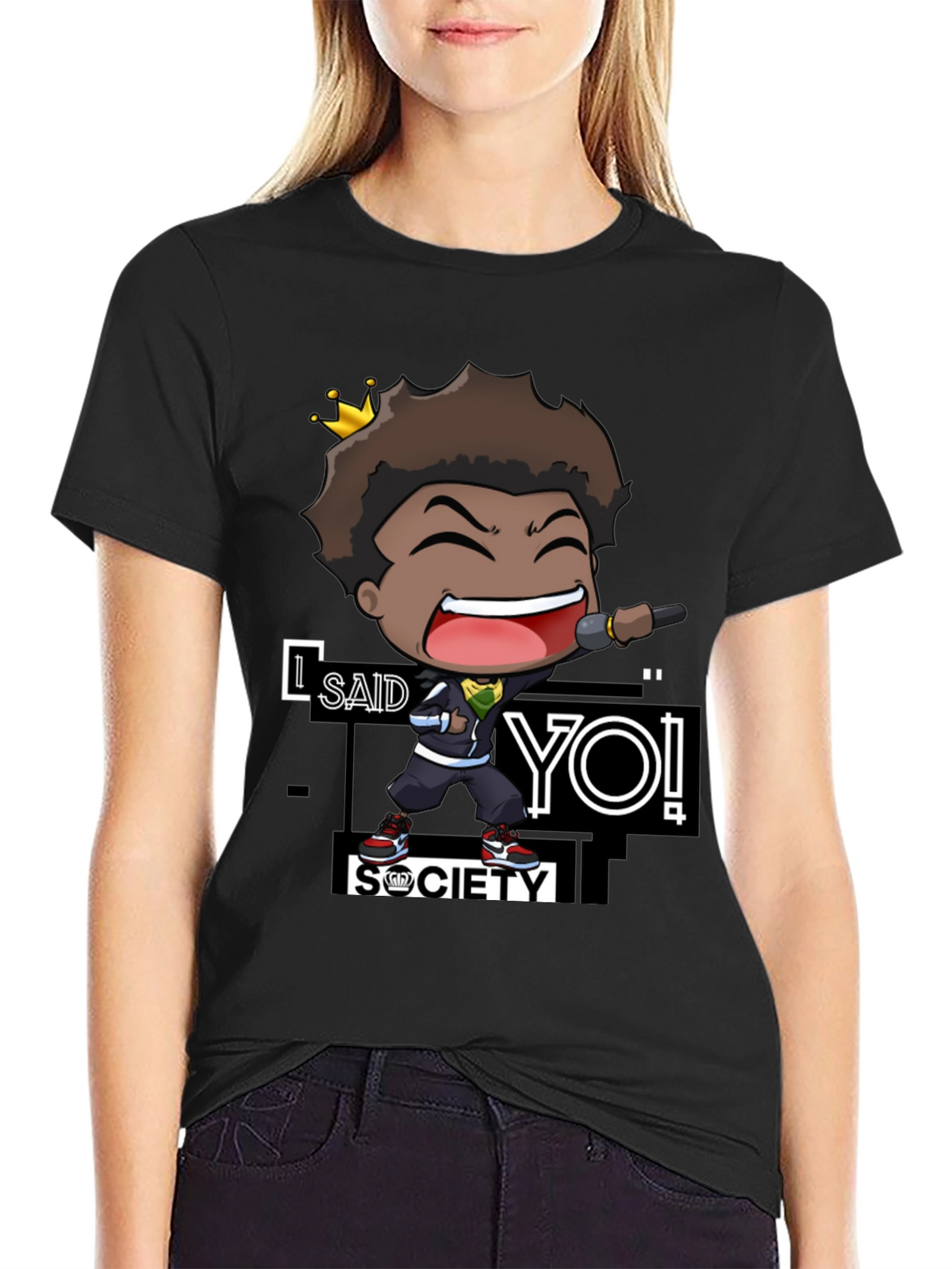 I Said Yo! Society T-Shirt - Black