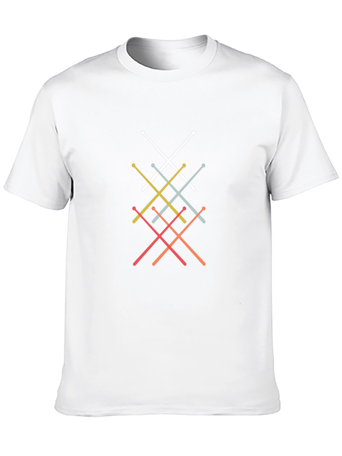 Drumstick Tee: Retro Percussionist T-Shirt