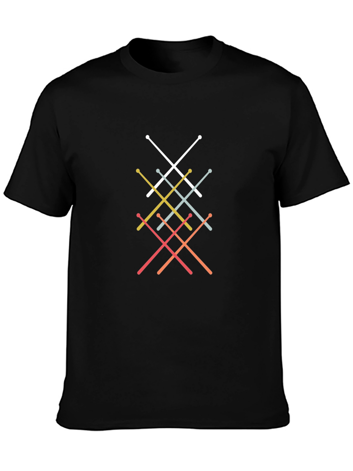 Drumstick Tee: Retro Percussionist T-Shirt