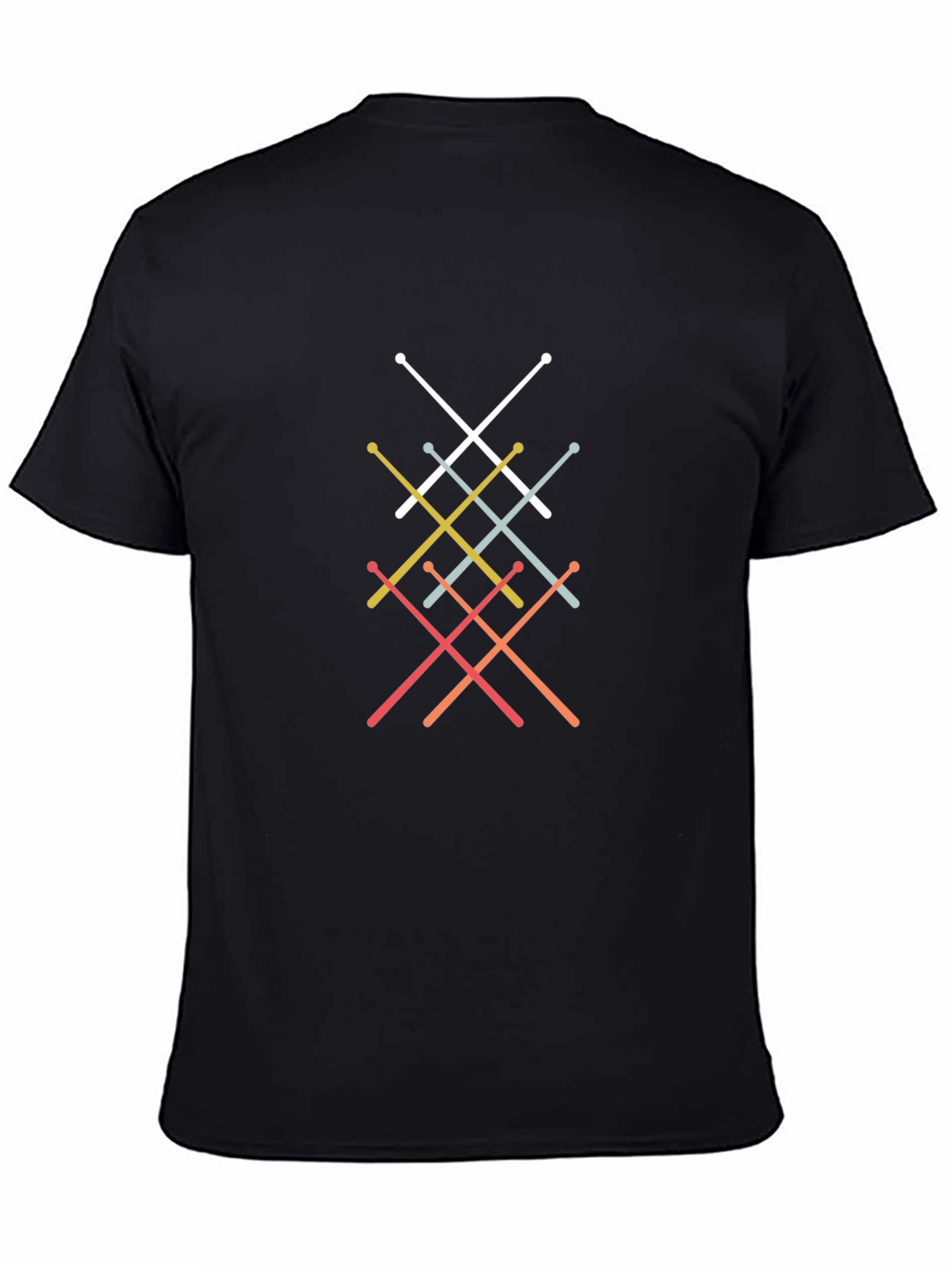 Drumstick Tee: Retro Percussionist T-Shirt
