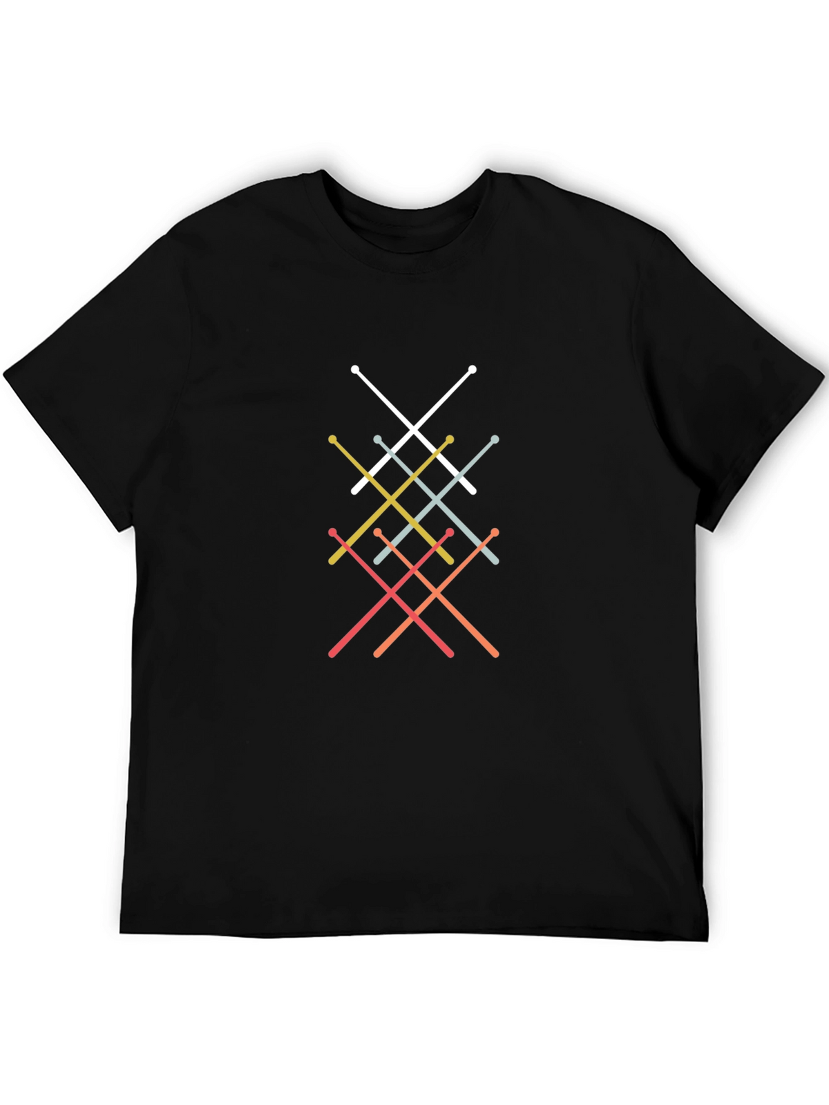 Drumstick Tee: Retro Percussionist T-Shirt
