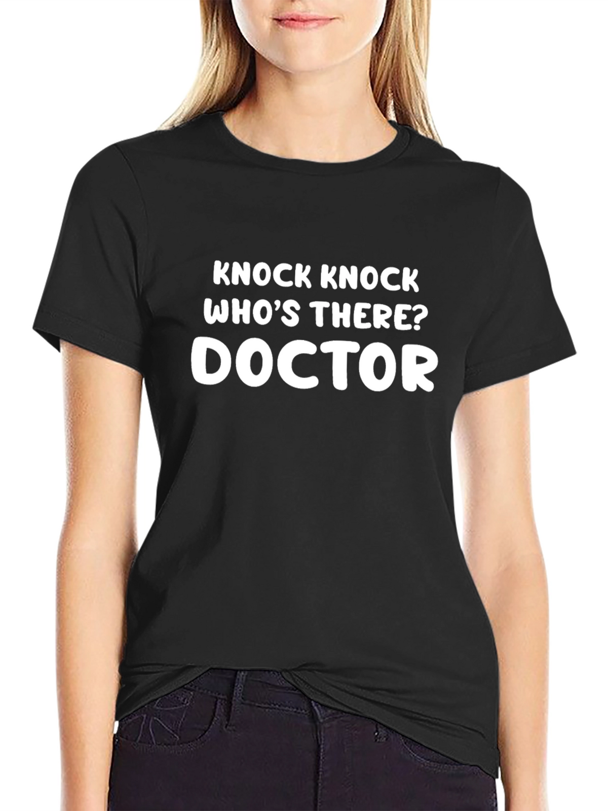 Knock Knock Doctor T-Shirt - Funny Joke Tee