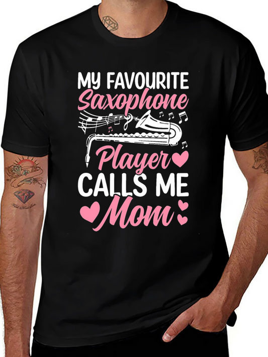 Saxophone Player Mom T-Shirt