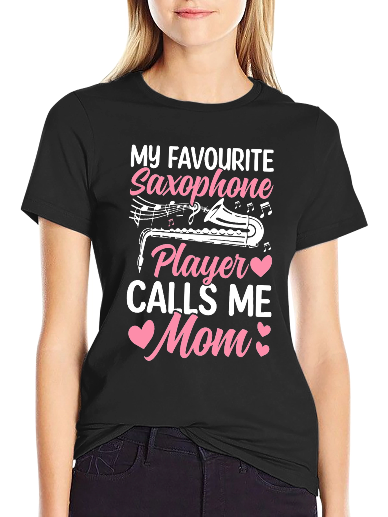 Saxophone Player Mom T-Shirt