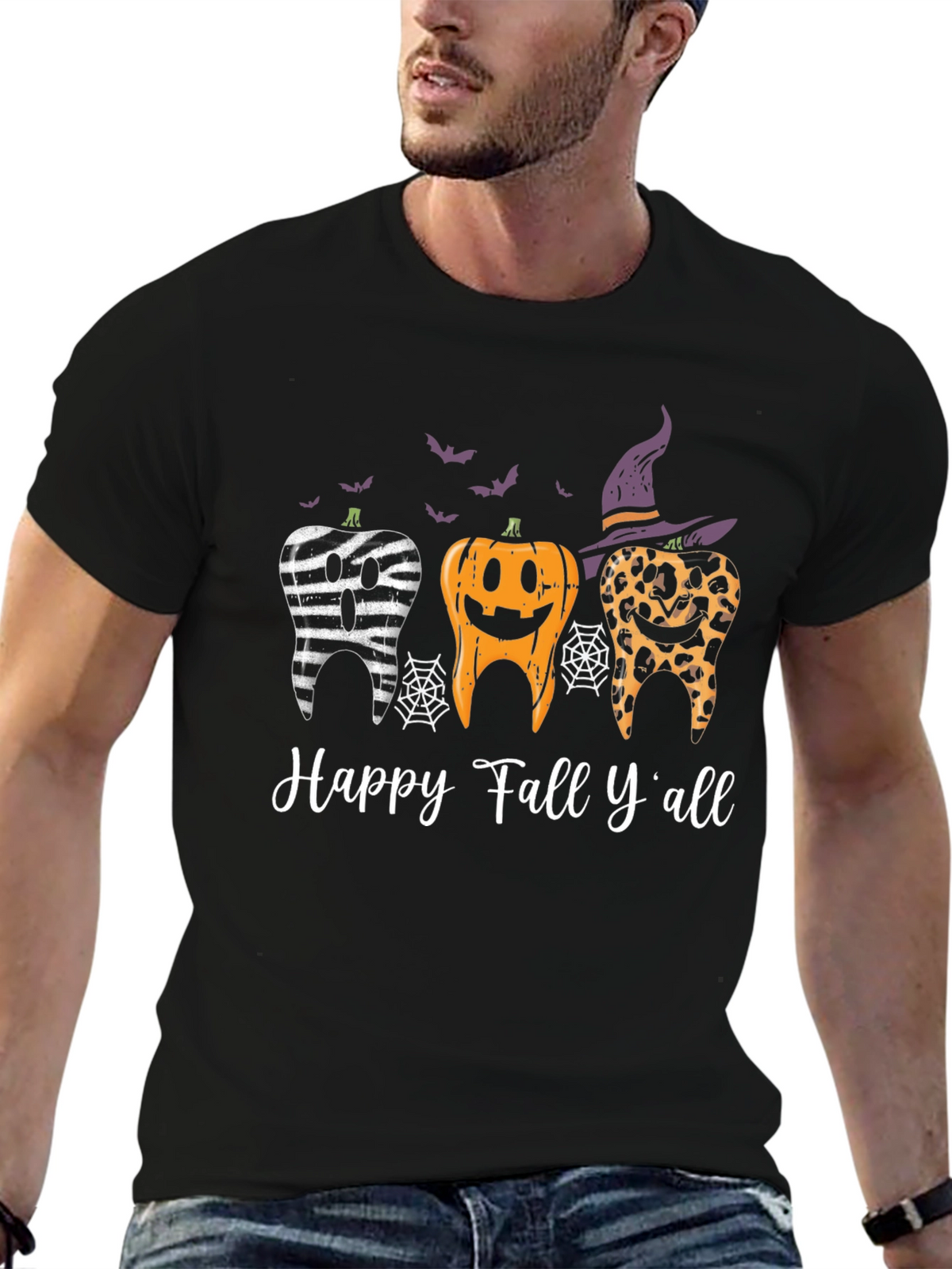 Happy Fall Yall Halloween Dentist T-Shirt