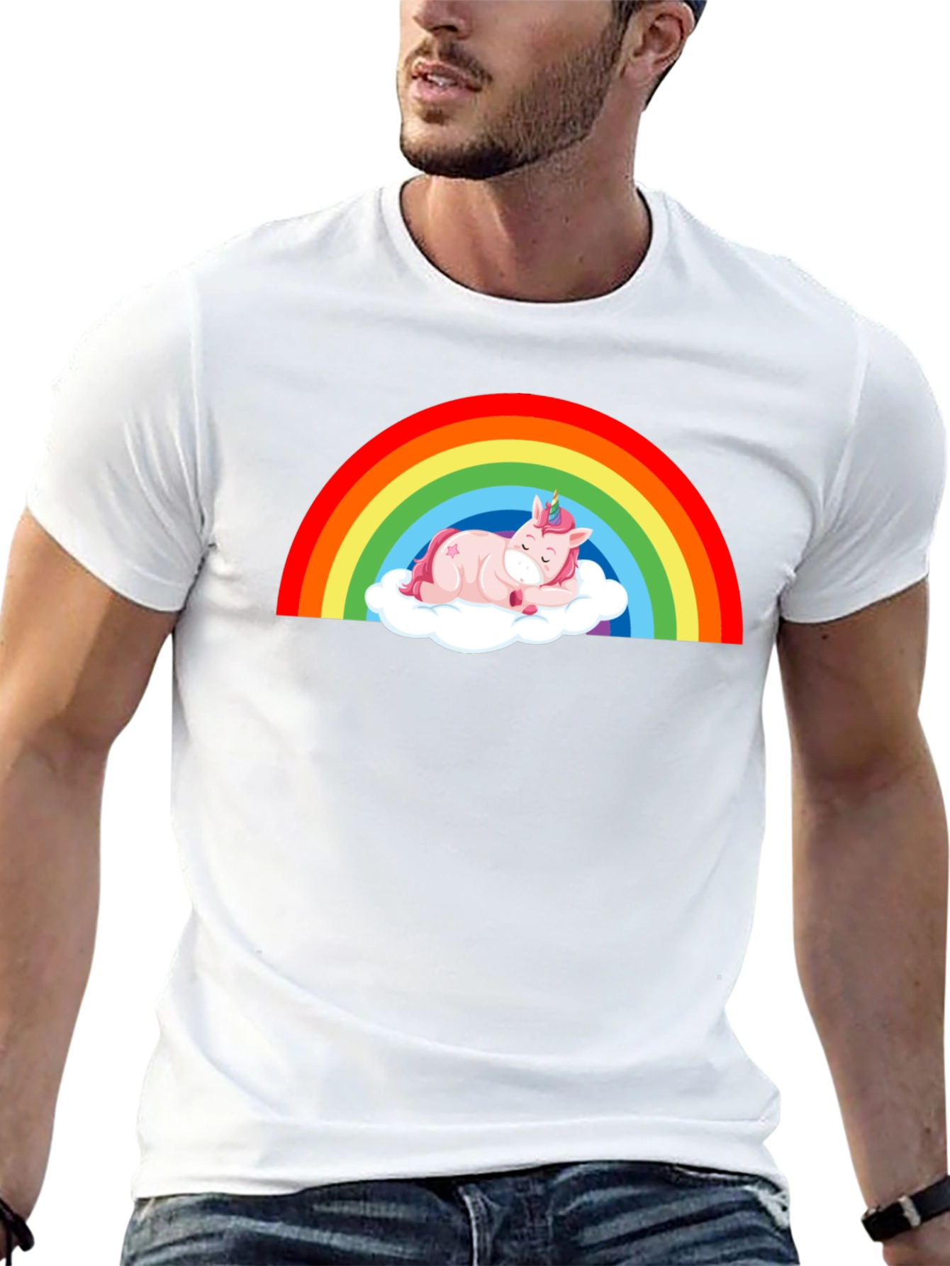 Rainbow Unicorn Nap T-Shirt