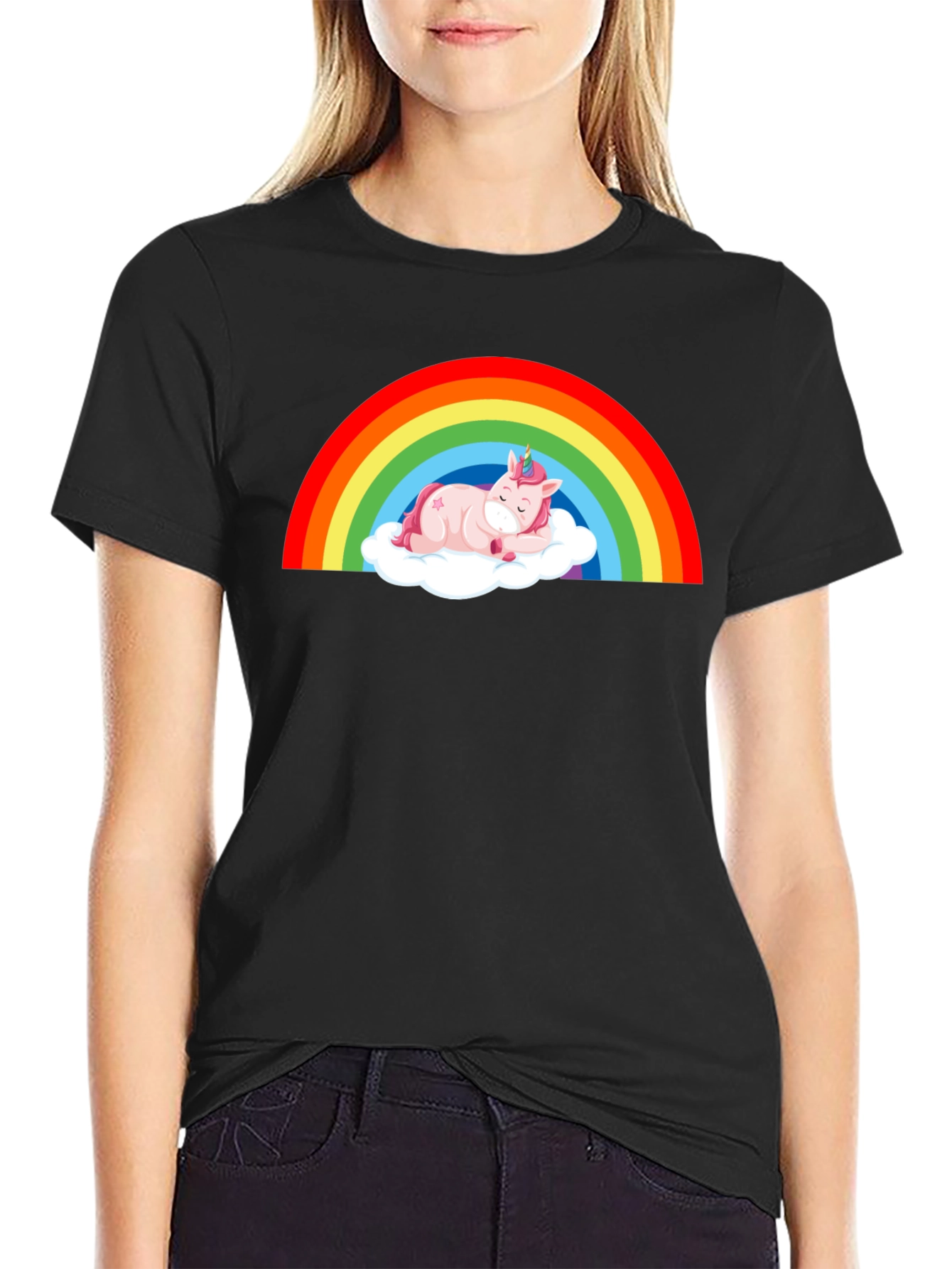 Rainbow Unicorn Nap T-Shirt