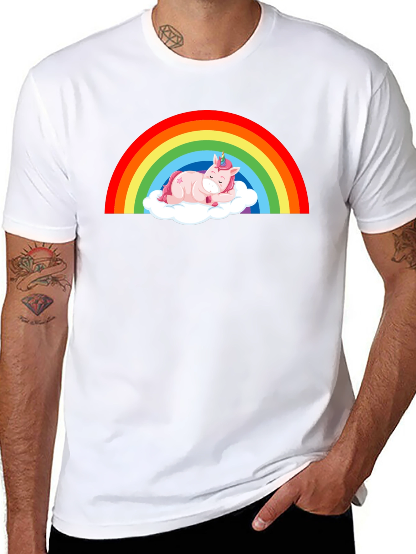 Rainbow Unicorn Nap T-Shirt