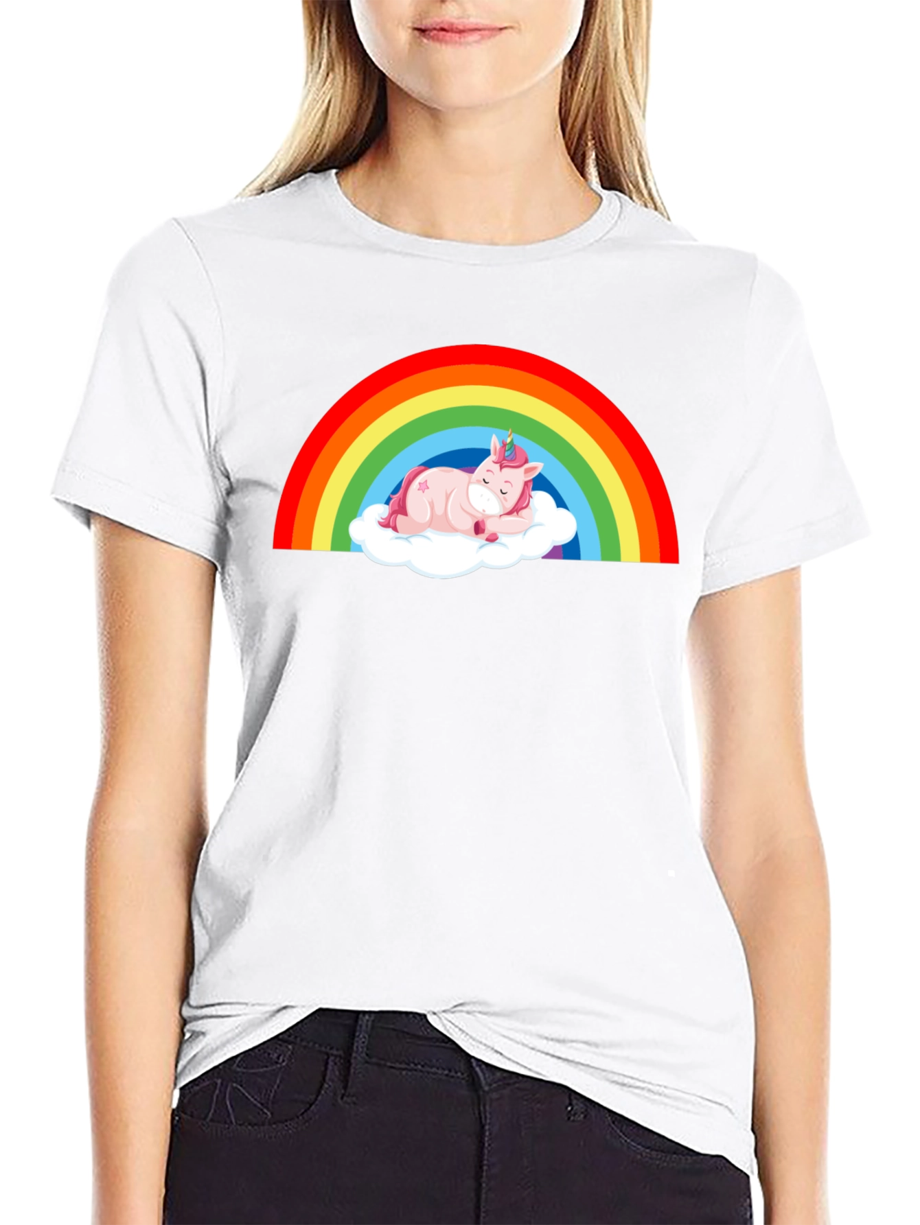 Rainbow Unicorn Nap T-Shirt